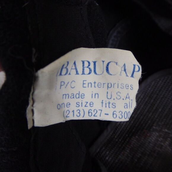 Vintage Hard Rock Cafe Hat Cap Snapback Black Los Angeles Wool USA Made 90s - Picture 7 of 7